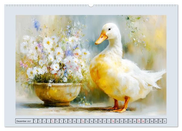 Produktbild: G&auml;nse. Geselliges Schnattern in der Natur (Wandkalender 2027 DIN A2 quer), CALVENDO Monatskalender