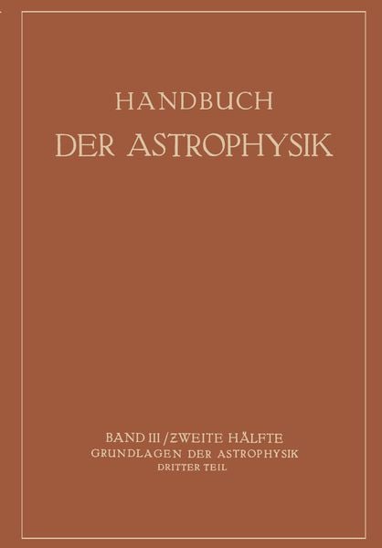 Produktbild: Handbuch der Astrophysik