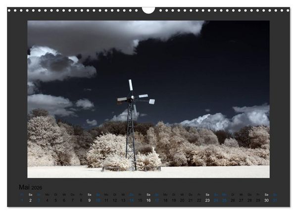 Produktbild: Surreale Landschaften. INFRARROT - Wenn gr&uuml;n zu wei&szlig; wird (Wandkalender 2026 DIN A3 quer), CALVENDO Monatskalender
