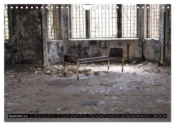Produktbild: Beelitz Heilst&auml;tten-Faszination des Verfalls (Wandkalender 2026 DIN A4 quer), CALVENDO Monatskalender
