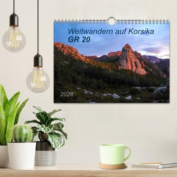 Produktbild: Weitwandern auf Korsika GR 20 (Wandkalender 2026 DIN A4 quer), CALVENDO Monatskalender