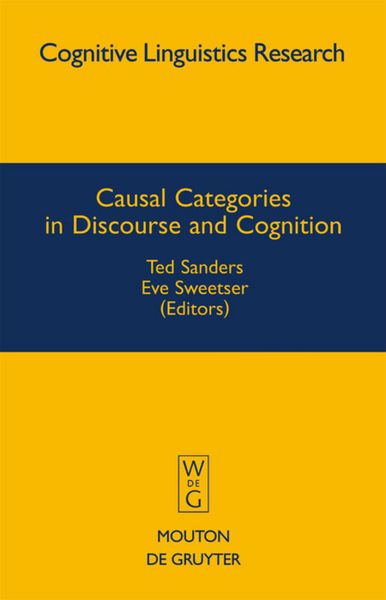 Produktbild: Causal Categories in Discourse and Cognition