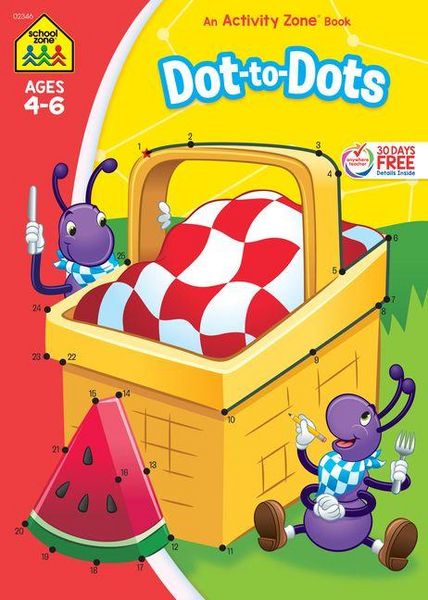 Produktbild: School Zone Dot-To-Dots Workbook