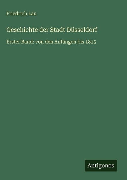 Produktbild: Geschichte der Stadt D&uuml;sseldorf