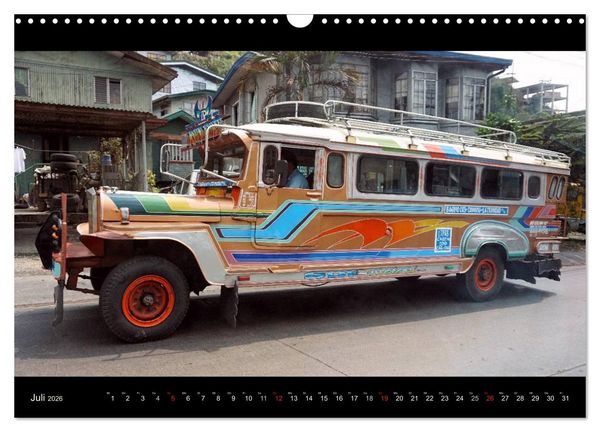 Produktbild: Jeepneys (Wandkalender 2026 DIN A3 quer), CALVENDO Monatskalender