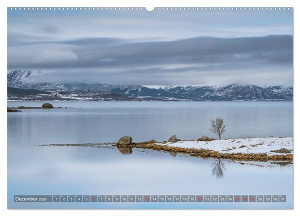 Produktbild: Lofoten - From Dusk Till Dawn (hochwertiger Premium Wandkalender 2026 DIN A2 quer), Kunstdruck in Hochglanz