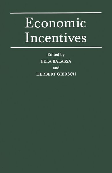 Produktbild: Economic Incentives