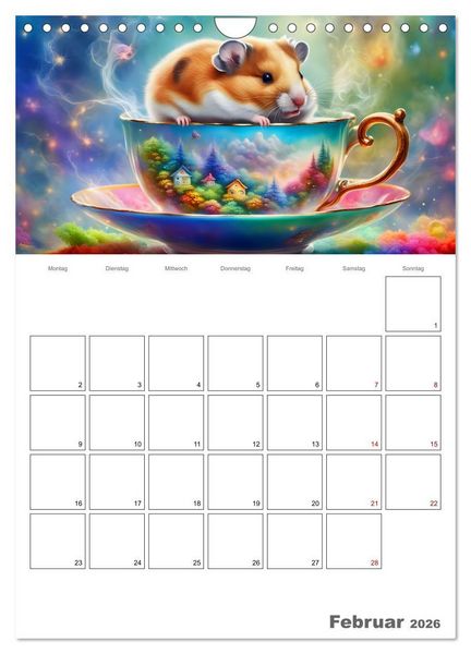 Produktbild: Tierische Kaffee Gesellschaft (Wandkalender 2026 DIN A4 hoch), CALVENDO Monatskalender
