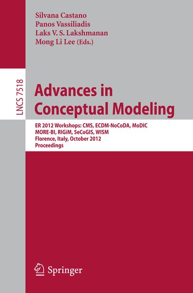 Produktbild: Advances in Conceptual Modeling