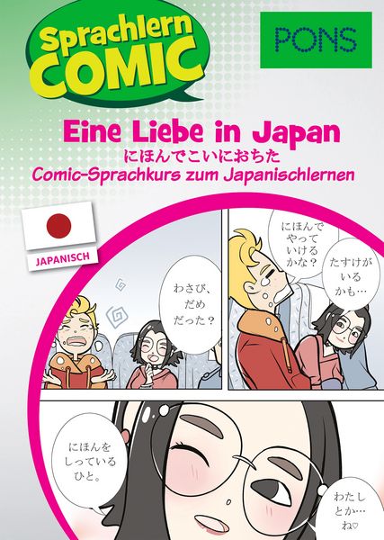 Produktbild: PONS Sprachlern-Comic Japanisch - Eine Liebe in Japan
