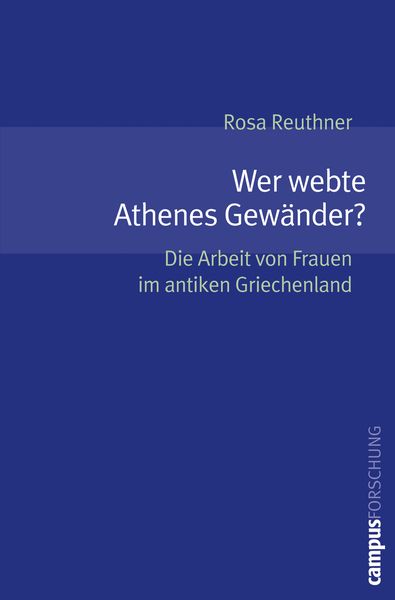 Produktbild: Wer webte Athenes Gew&auml;nder?