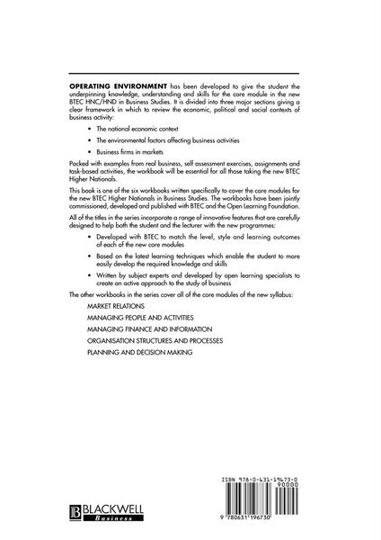 Produktbild: Operating Environment