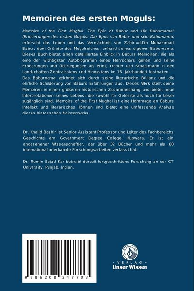 Produktbild: Memoiren des ersten Moguls: