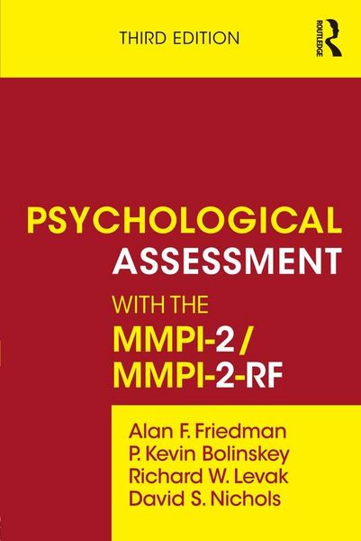 Produktbild: Psychological Assessment with the MMPI-2 / MMPI-2-RF