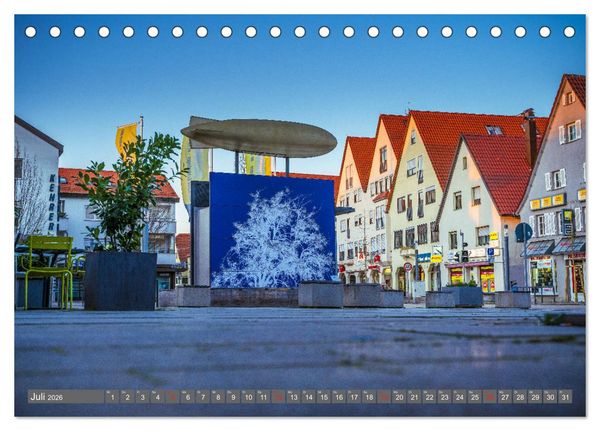 Produktbild: Impressionen aus Leinfelden-Echterdingen 2026 (Tischkalender 2026 DIN A5 quer), CALVENDO Monatskalender