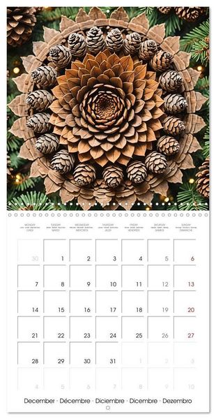 Produktbild: Mandalas of Mother Earth (Wall Calendar 2026 12 &times; 12 Inch) CALVENDO 12 Month Wall Calendar