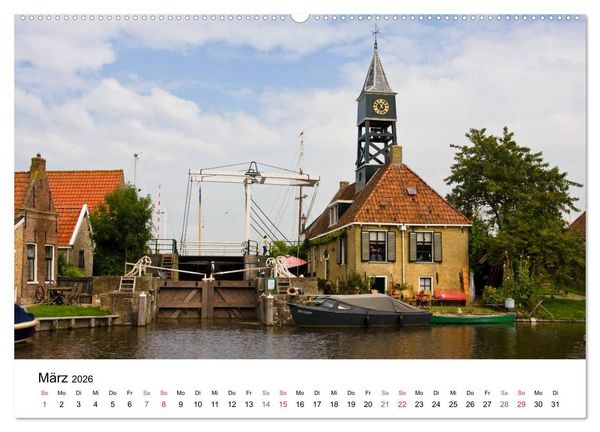 Produktbild: Friesland - Fryslan (hochwertiger Premium Wandkalender 2026 DIN A2 quer), Kunstdruck in Hochglanz