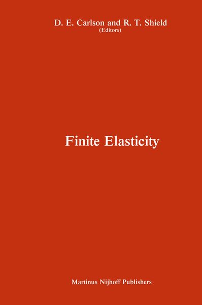 Produktbild: Proceedings of the IUTAM Symposium on Finite Elasticity