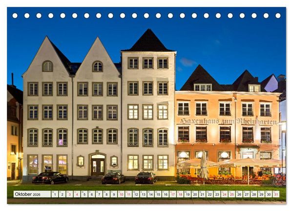 Produktbild: K&Ouml;LNER LICHTERZAUBER (Tischkalender 2026 DIN A5 quer), CALVENDO Monatskalender