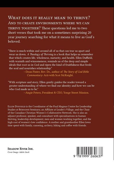 Produktbild: A Theology of Thriving