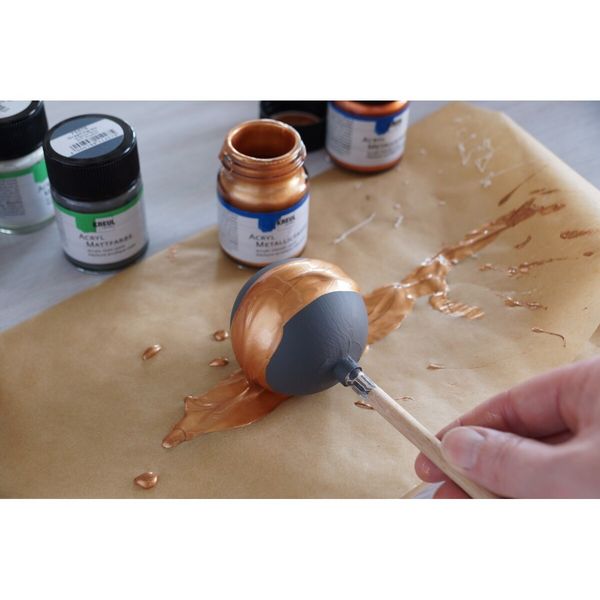 Produktbild: KREUL Acryl Metallicfarbe ros&eacute;gold 50ml
