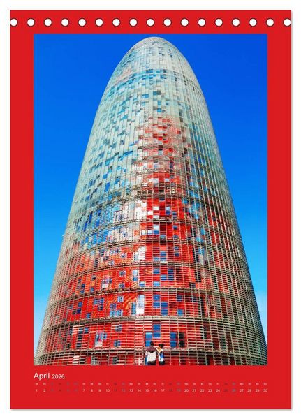 Produktbild: High-Tech-Architektur (Tischkalender 2026 DIN A5 hoch), CALVENDO Monatskalender