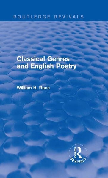 Produktbild: Classical Genres and English Poetry (Routledge Revivals)