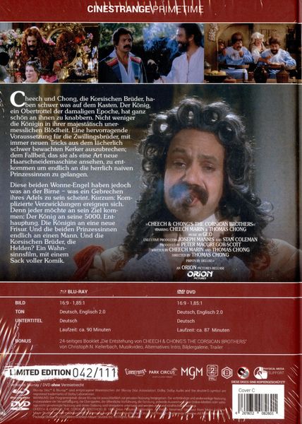 Produktbild: Cheech & Chong Corsican Brothers Mediabook C