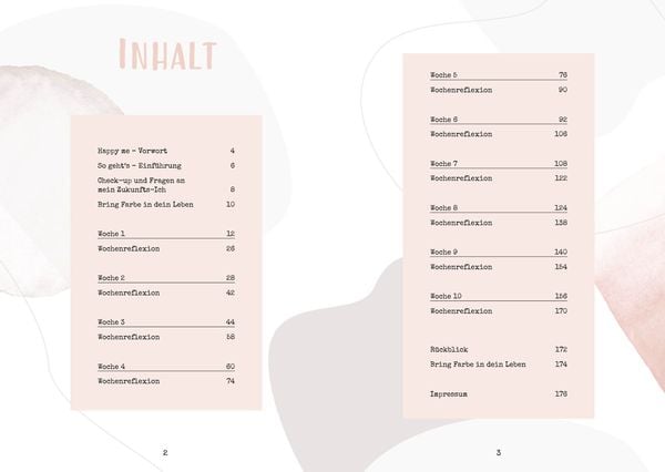 Produktbild: Happy me &ndash; Meine 10-Wochen-Tagebuch-Challenge mit Social-Media-Star Cali Kessy