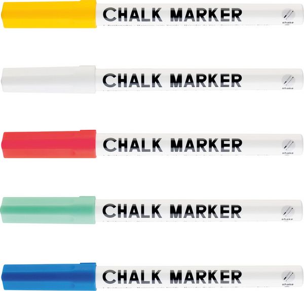 Produktbild: Kreidemarker-Set Basic 5er Set
