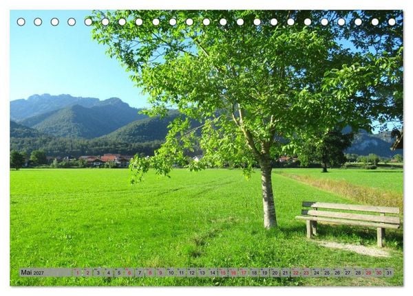 Produktbild: Im Achental - Erholung in den Chiemgauer Alpen (Tischkalender 2027 DIN A5 quer), CALVENDO Monatskalender