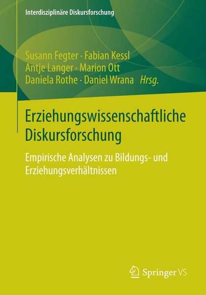 Produktbild: Erziehungswissenschaftliche Diskursforschung