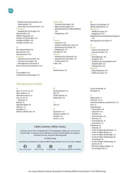 Produktbild: Medical Cooking: Ayurvedische Ernährung