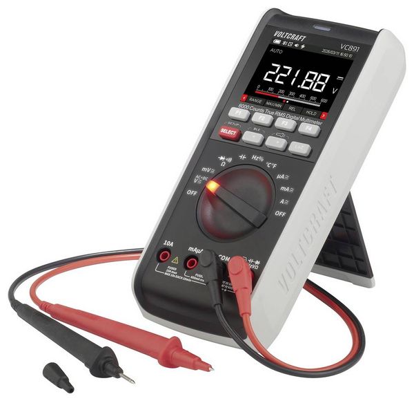 Produktbild: VOLTCRAFT VC891 Hand-Multimeter digital Datenlogger, LoZ CAT III 1000 V, CAT IV 600 V Anzeige (Counts): 60000