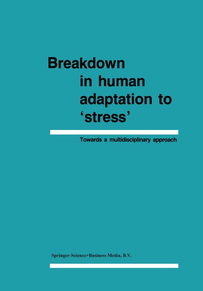 Produktbild: Breakdown in Human Adaptation to &lsquo;Stress&rsquo;