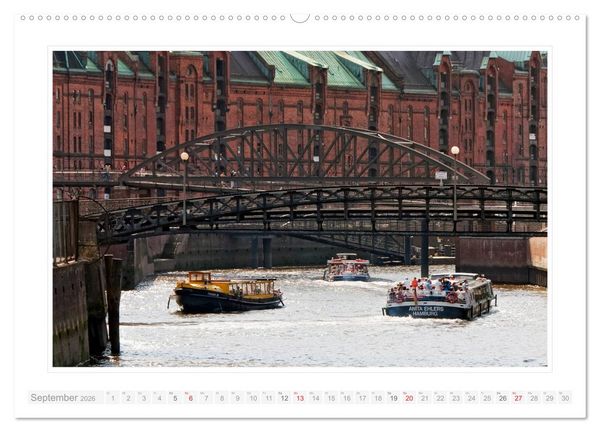 Produktbild: Hamburger Impressionen 2026 (hochwertiger Premium Wandkalender 2026 DIN A2 quer), Kunstdruck in Hochglanz