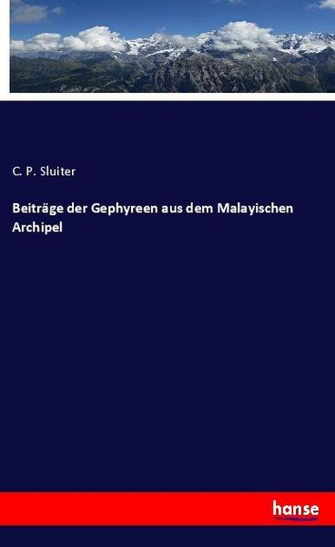 Produktbild: Beitr&auml;ge der Gephyreen aus dem Malayischen Archipel