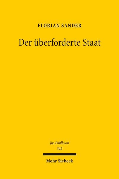 Produktbild: Der &uuml;berforderte Staat