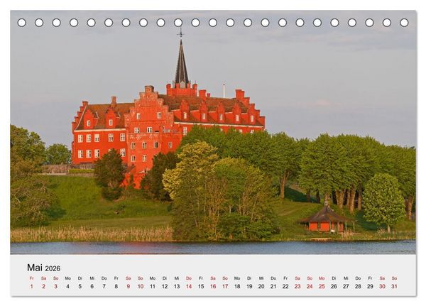 Produktbild: D&auml;nemark - Land, K&uuml;sten, St&auml;dte (Tischkalender 2026 DIN A5 quer), CALVENDO Monatskalender