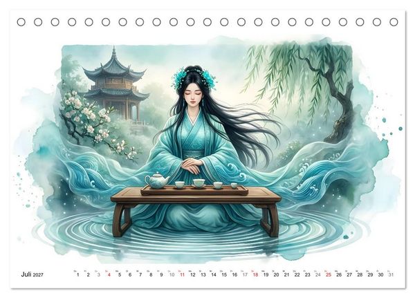 Produktbild: Zw&ouml;lf Farben der Stille (Tischkalender 2027 DIN A5 quer), CALVENDO Monatskalender