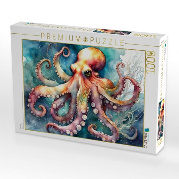 Produktbild: CALVENDO Puzzle Oktopus | 1000 Teile Lege-Gr&ouml;&szlig;e 64x48cm Foto-Puzzle f&uuml;r gl&uuml;ckliche Stunden