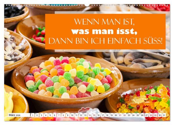 Produktbild: Liebe aus Zucker (Wandkalender 2026 DIN A2 quer), CALVENDO Monatskalender