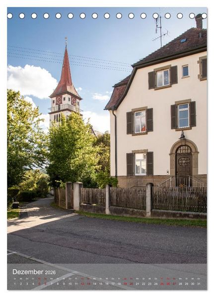 Produktbild: Ilsfeld (Tischkalender 2026 DIN A5 hoch), CALVENDO Monatskalender