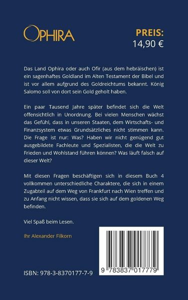Produktbild: OPHIRA - Der goldene Weg