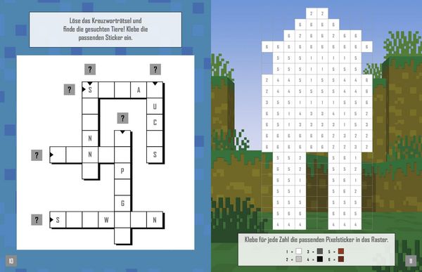 Produktbild: Pixel-Sticker f&uuml;r Minecrafter