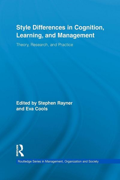 Produktbild: Style Differences in Cognition, Learning, and Management