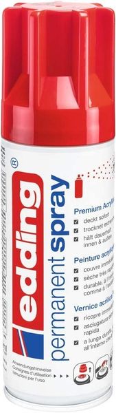 Produktbild: 5200 Permanent Spray, verkehrsrot gl&auml;nzend, 200ml Premium Acryllack