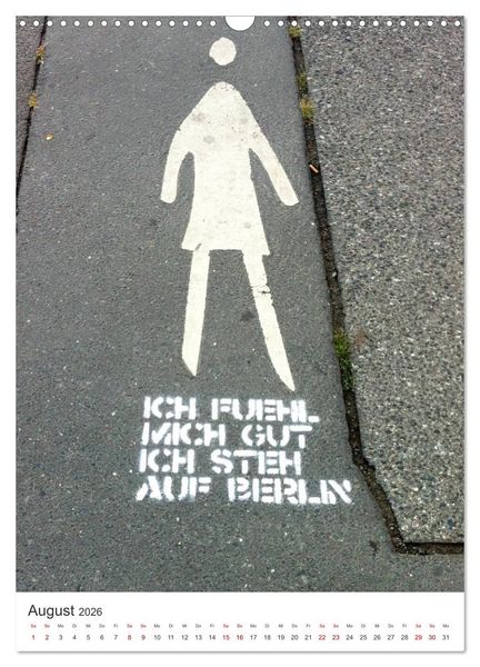Produktbild: StreetArt Berlin (Wandkalender 2026 DIN A3 hoch), CALVENDO Monatskalender