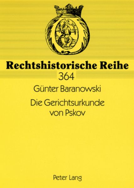 Produktbild: Die Gerichtsurkunde von Pskov