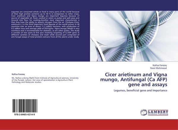 Produktbild: Cicer arietinum and Vigna mungo, Antifungal (Ca AFP) gene and assays